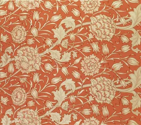 Tulp behangontwerp, 1875